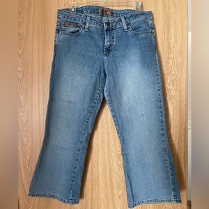 *VINTAGE from 2000* capri l.e.i. jeans crop denim size 11 junior